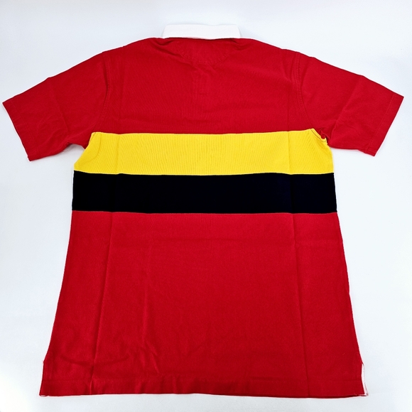 Polo Ralph Lauren RL Polo Rugby Shirt Beach Logo Pullover Men's Top - Picture 4 of 10